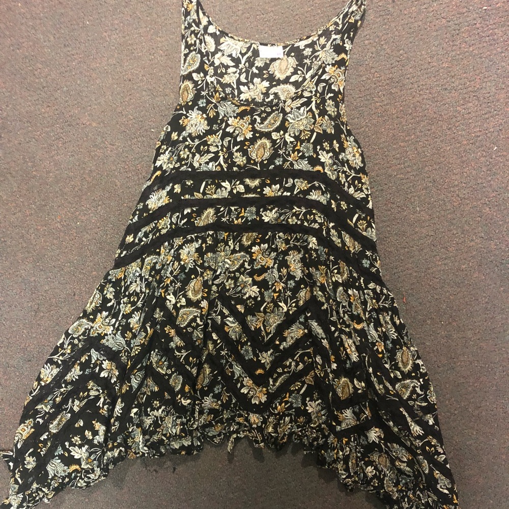 Free People Voile and Lace Trapeze Dress